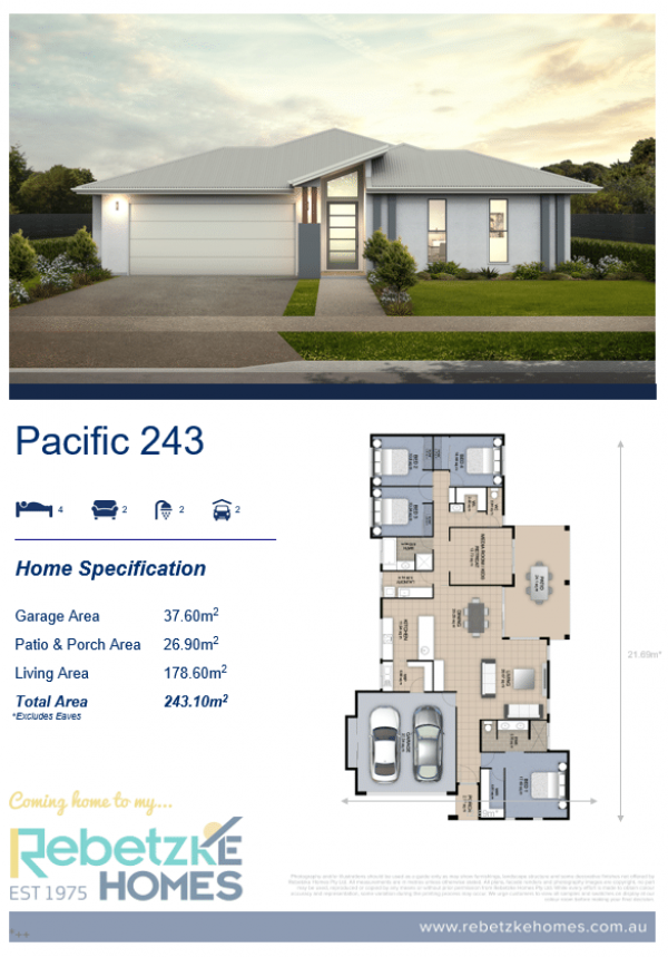 Pacific 243 display home — Houses Firm in Kerrisdale, QLD
